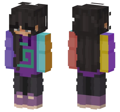 Girl Karl Minecraft skin