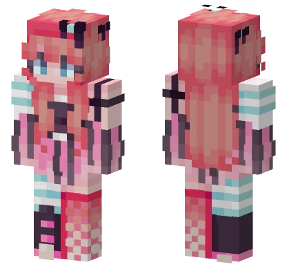 Girl On Fire Rce Minecraft skin