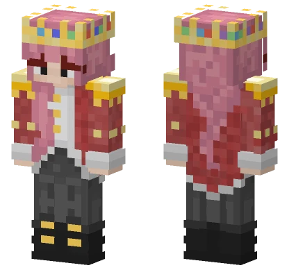 Girl Technoblade Minecraft skin
