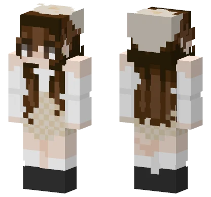 Girl With Beanie Minecraft skin