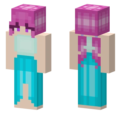 Girl With Formal Dress Minecraft skin