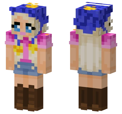 Girl With Hat Minecraft skin