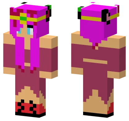 Girl Wolf 1 Minecraft skin