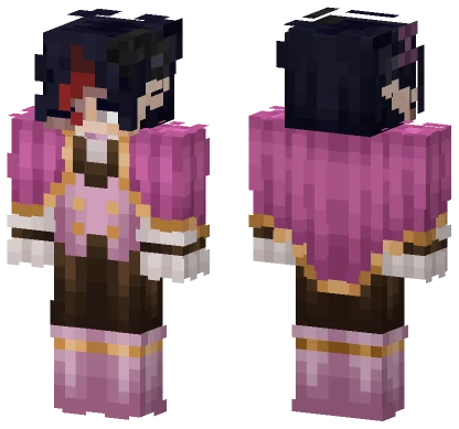 Girly Matcha Latte Outfit Minecraft skin