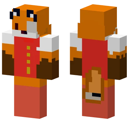 Gizzo The Fox Minecraft skin