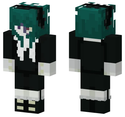 Gl00miii Teal Monster Minecraft skin