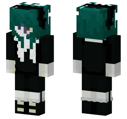 Gl00miii Teal Monster Minecraft skin