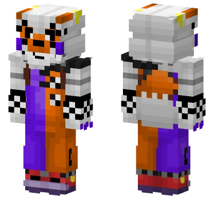 Glam Rock Lolbit Minecraft skin
