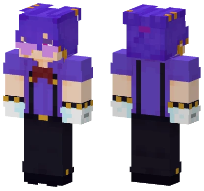 Glamrock Bonnie Human Minecraft skin