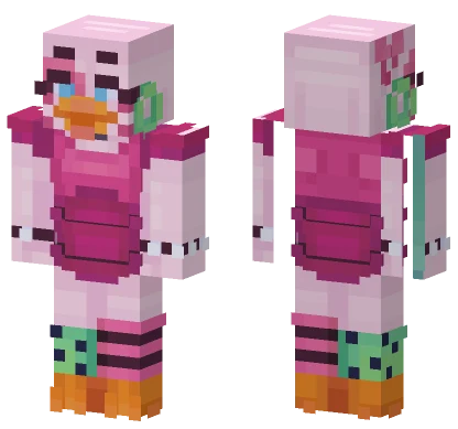 Glamrock Chica Minecraft skin