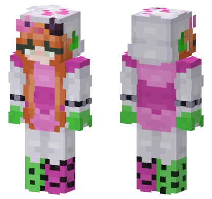 Glamrock Chica Fan Girl Minecraft skin