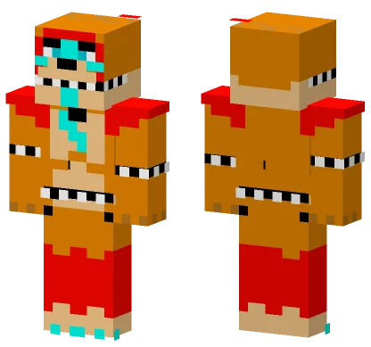 Glamrock Freddy Minecraft skin