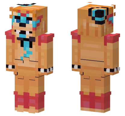 Glamrock Freddy Minecraft skin