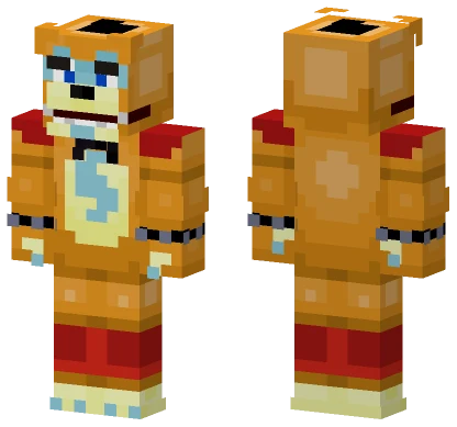 Glamrock Freddy Minecraft skin