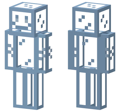 Glass Guy Minecraft skin