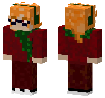 Glasses Strawberry Minecraft skin