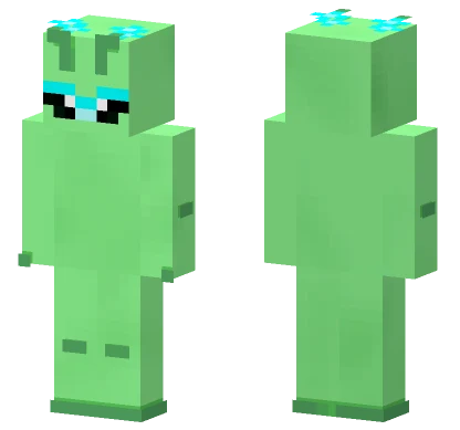 Gleep Gleep Alien Minecraft skin