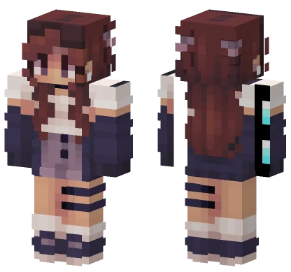 Glitch Girl Skin Minecraft skin