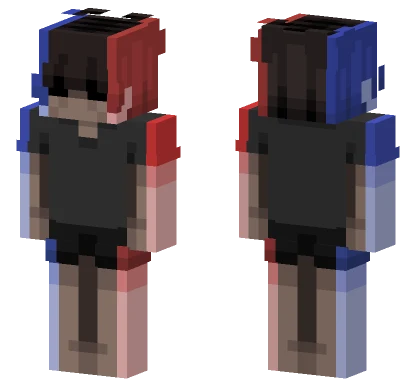 Glitch Kid Special Effects Minecraft skin
