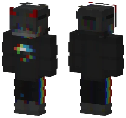 Glitched Devil Minecraft skin