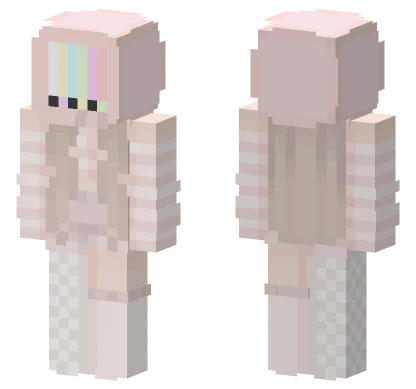 Glitched Girl Minecraft skin