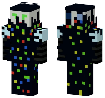 Glitched Robofizz Minecraft skin
