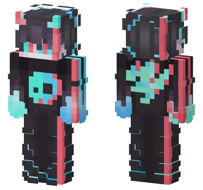 Glitchxion Skin Minecraft skin