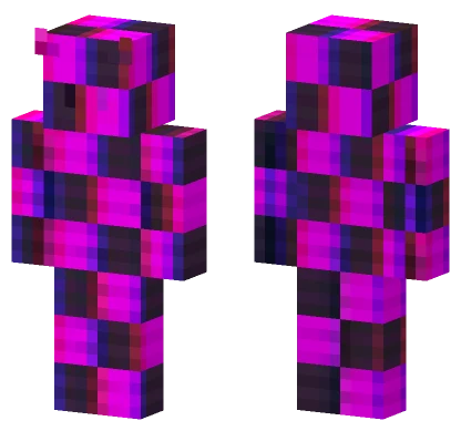 Glitchy Digital Being Minecraft skin