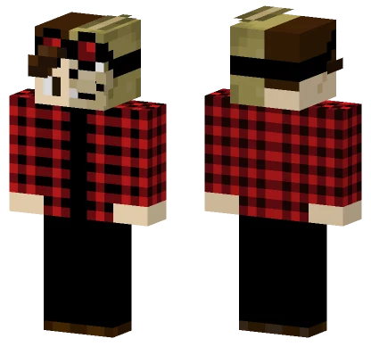 Glitchy Goggles Boy Minecraft skin