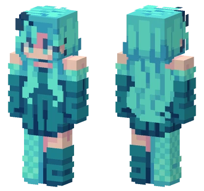 Glow Kat FS Minecraft skin