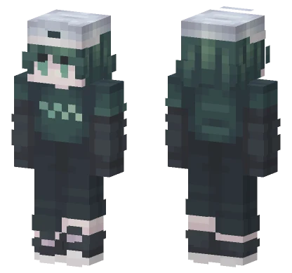 Glow Squid Fluorescence Minecraft skin