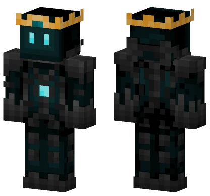 Glowing Cyberpunk Figure Minecraft skin