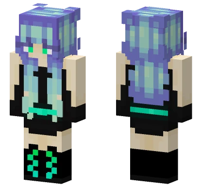 Glowing New OC Minecraft skin