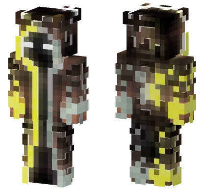 Glowing Sun And Moon Mage Minecraft skin