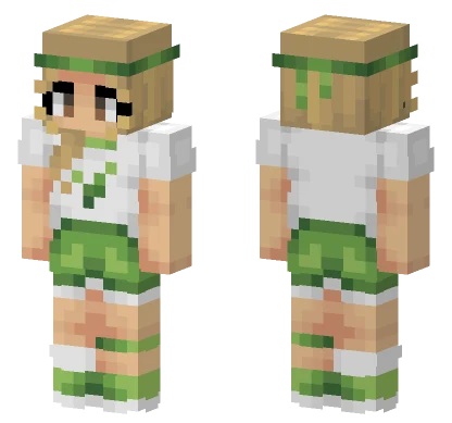 Go Green Outfit Minecraft skin