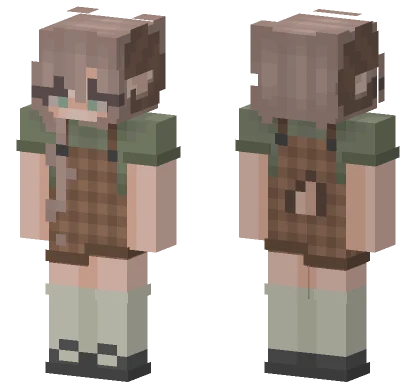 Goat Girl Minecraft skin