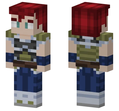 Gogeta Bardock Minecraft skin