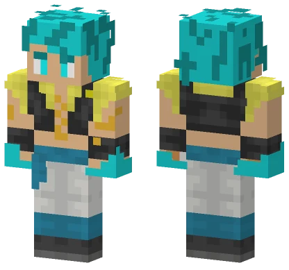 Gogeta Blue Minecraft skin