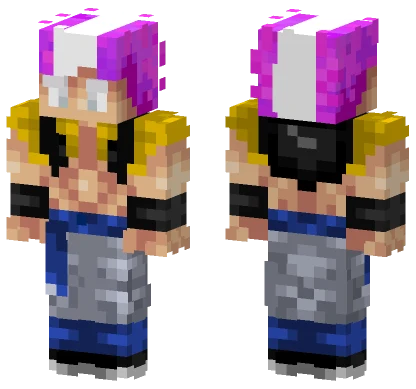 Gogeta Ultra Instinct Ego Minecraft skin