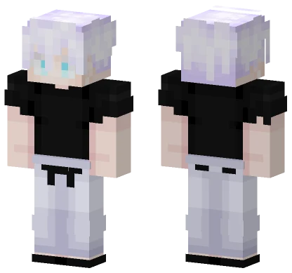 Gojo Minecraft skin