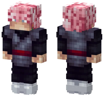 Goku Black SSJ Rose Minecraft skin