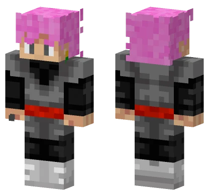 Goku Black Super Saiyan Rose Minecraft skin