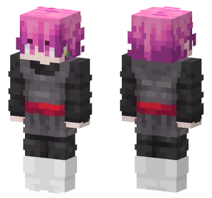 Goku Black Super Saiyan Rose Minecraft skin
