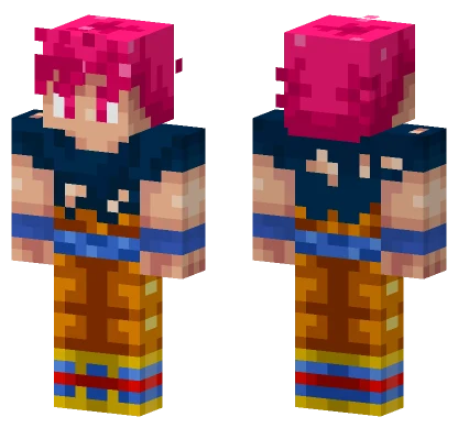 Goku God Minecraft skin