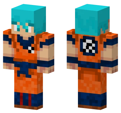 Goku SSJ Blue Minecraft skin