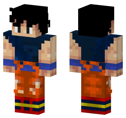 Goku Undershirt Minecraft skin