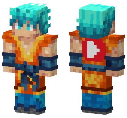 Goku YT Minecraft skin