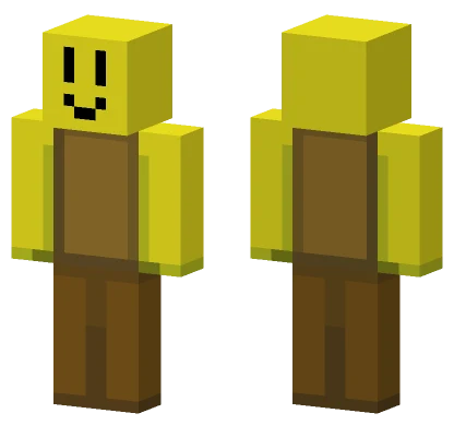 Yellow Defense Attorney Minecraft skin