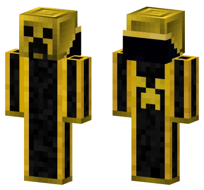 Gold Creeper Hoodie Minecraft skin