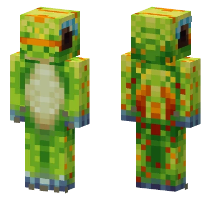Gold Dust Day Gecko Minecraft skin